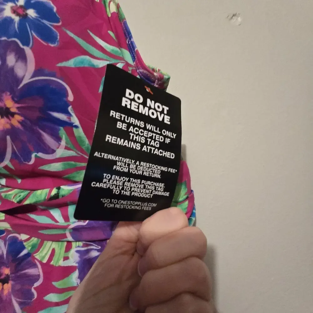 Floral One-Piece Swimsuit - Picture 3 of 15